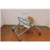 Image 1 : *Vintage Baby Chair w/Wheels (seat wood coming apart)