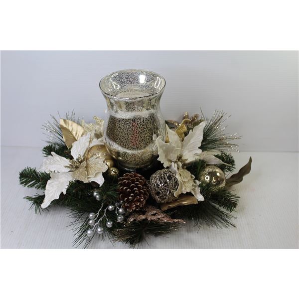 Holiday Center Piece Candle in Box