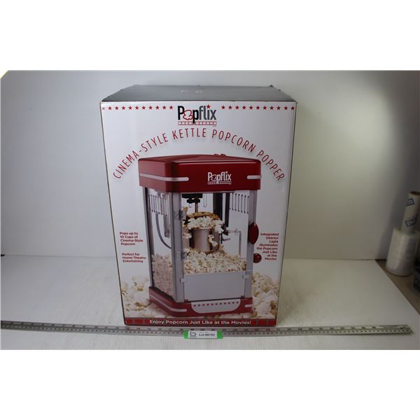 Pop Flix Cinema Style Kettle Popcorn Popper (working)