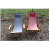 Image 1 : **(2x Bid Price) (2) Lawn Chairs
