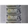 Image 3 : (5) Consecutive 1973 $1 Uncirculated Bills