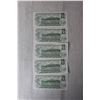 Image 5 : (5) Consecutive 1973 $1 Uncirculated Bills