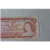 Image 2 : 1974 Canadian $2 Bill - 3 Letter, 4 Digit