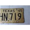 Image 2 : 1965 Texas License Plate