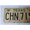 Image 3 : 1965 Texas License Plate