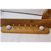 Image 2 : Golf Themed Key Rack, Wooden Bench and Wooven Basket