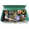 Image 2 : Small Tool Box with Assorted Hardware and other Objects