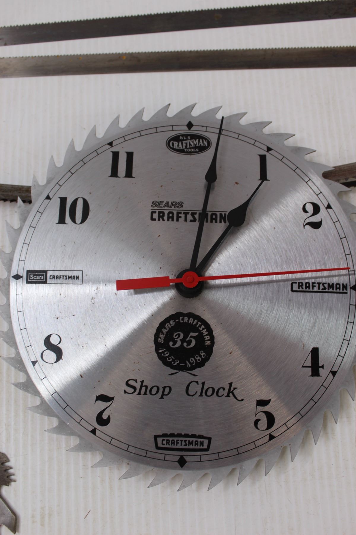 *Craftsman Saw Clock with Extra Blades
