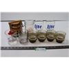 Image 1 : (3) Beer Glasses and Other Glasses