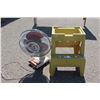Image 1 : **Small Plastic Stepstool - Missing Top, Oscillating Fan