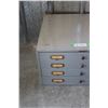 Image 2 : **4-Drawer Metal Cabinet with Contents- 19" x 17", Heavy, Can't be Shipped