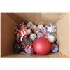 Image 2 : Box of Christmas Decorations - Fabric - Tree Skirt - Gift Bags