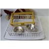 Image 5 : Dish Rack - Paper Towel Holder - Wood Stands - Flower Garden Decor w/Seeds - Strainers