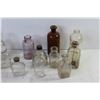 Image 2 : Vintage Bottles - Decanter - Skrip Ink Bottle - Medicine Bottles