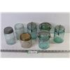 Image 1 : (4) Perfect Seal Jars - Mason Fruit Jar - Kerr Jar - Improved Crown Sealer Jar