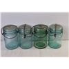 Image 2 : (4) Perfect Seal Jars - Mason Fruit Jar - Kerr Jar - Improved Crown Sealer Jar
