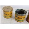 Image 2 : (4) Black Cat Cigarette Tins, (2) Vogue Cigarette Tins