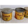 Image 3 : (4) Black Cat Cigarette Tins, (2) Vogue Cigarette Tins