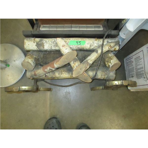 COLLECTIBLE:  ANTIQUE STYLE ELECTRIC FIRE PLACE
