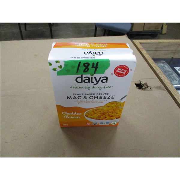 SHELF PULLS (AS IS):  DAIYA MAC & CHEESE (300G) - BOX