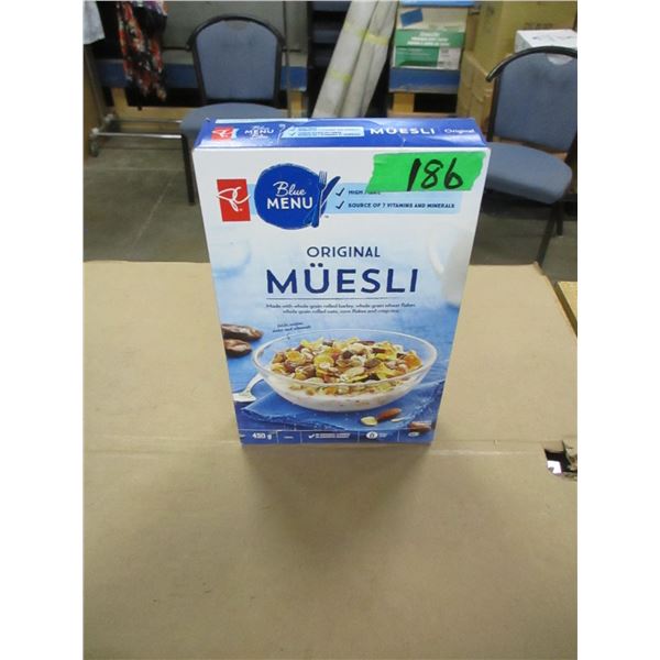 SHELF PULLS (AS IS):  ORIGINAL MUESLI CEREAL (450G) - BOX