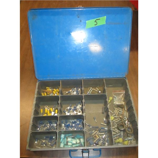 BOX C/W WIRE END, ASSORTED HARDWARE
