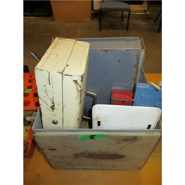 ASSORTED EMPTY BOXES