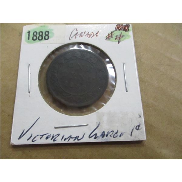 1888 CANADA VICTORIAN LARGE PENNY