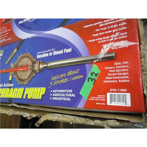 NEW:  GAS OR DIESEL DIAPHRAM FUEL PUMP