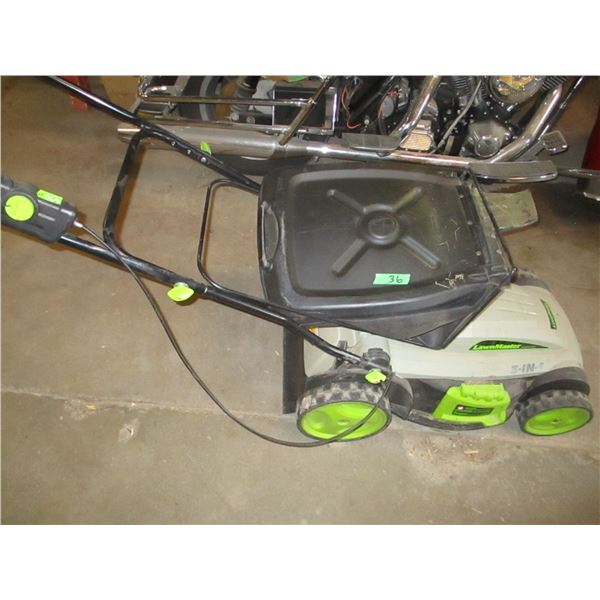 ESTATE:  36 VOLT CORDLESS LAWN MOWER (NEEDS CHARGER)