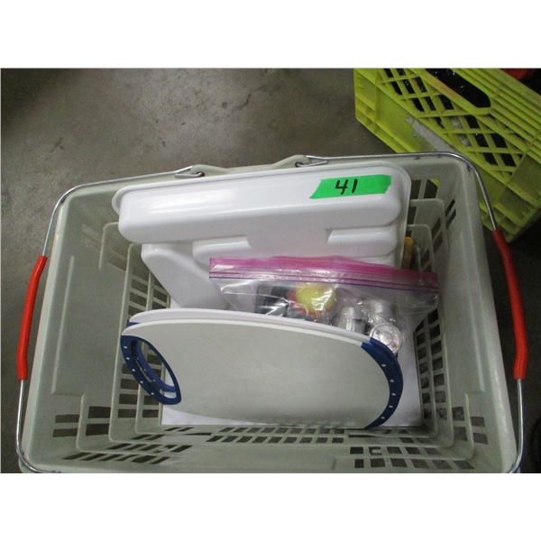 ESTATE:  BASKET, CUTTING BOARDS, MISC