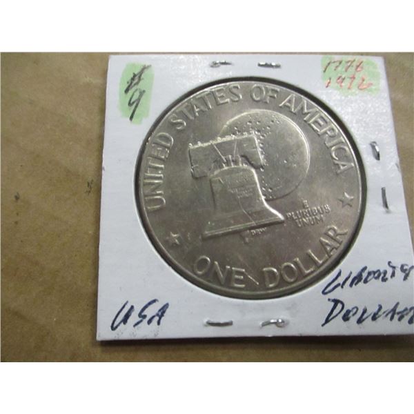 1776 - 1976 USA LIBERTY BELL DOLLAR
