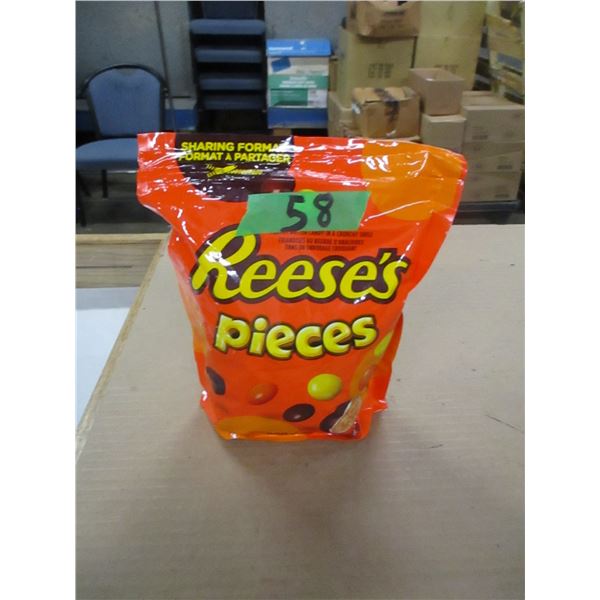 SHELF PULLS (AS IS):  REESES PIECES (800 G) - BAG