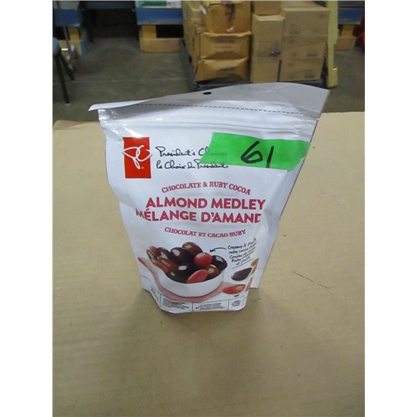 SHELF PULLS (AS IS):  ALMOND MEDLEY (250G) - BAG
