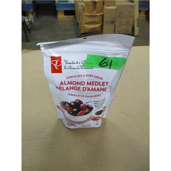 SHELF PULLS (AS IS):  ALMOND MEDLEY (250G) - BAG
