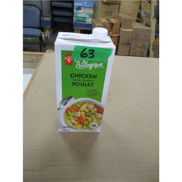 SHELF PULLS (AS IS):  CHICKEN BROTH (900 ML)