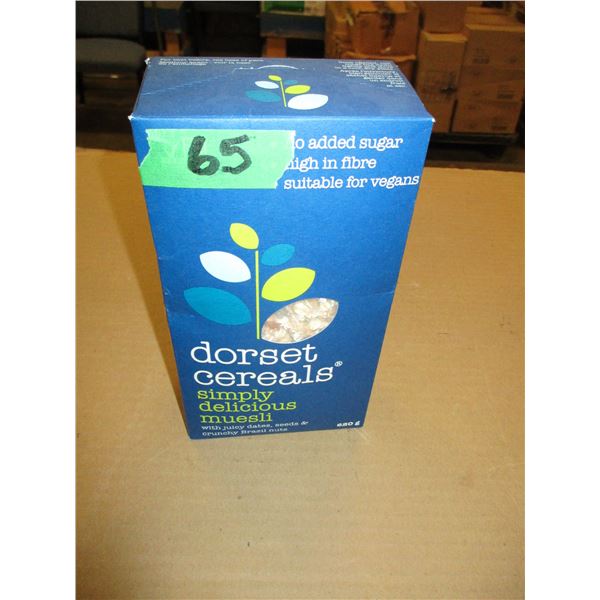 SHELF PULLS (AS IS):  DORSET MUESLI CEREAL (620 G) - BOX