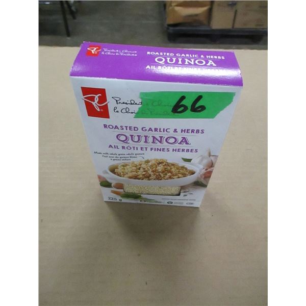 SHELF PULLS (AS IS):  QUINOA GARLIC & HERB (225G)