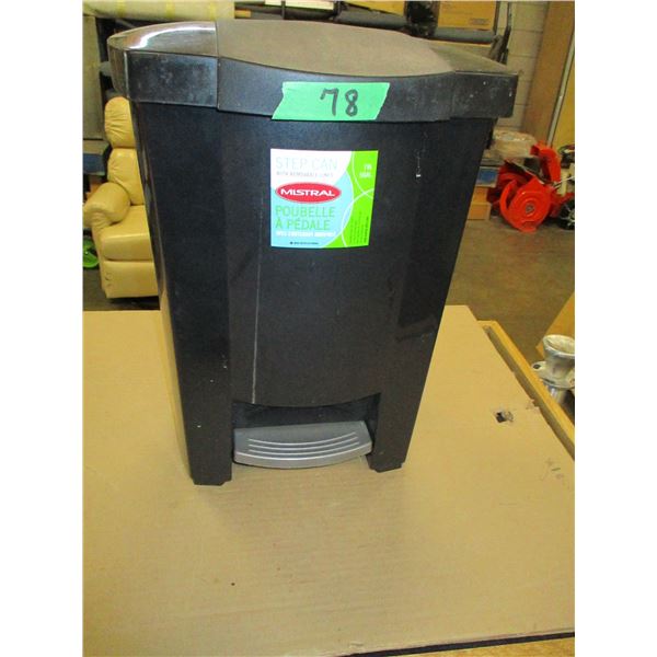ESTATE:  STEP GARBAGE CAN