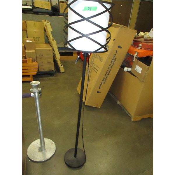 ESTATE:  FLOOR LAMP C/W SHADE