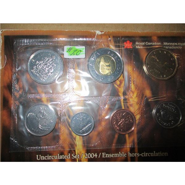 2004 PROOF MINT SEALED CANADA COIN SET