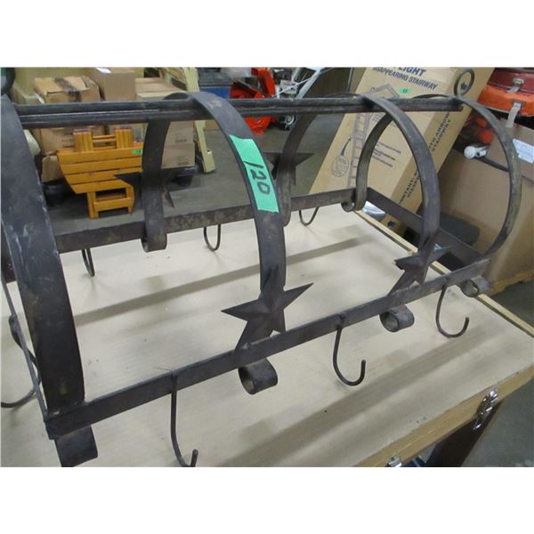 ESTATE:  HANGING METAL POT HOLDER