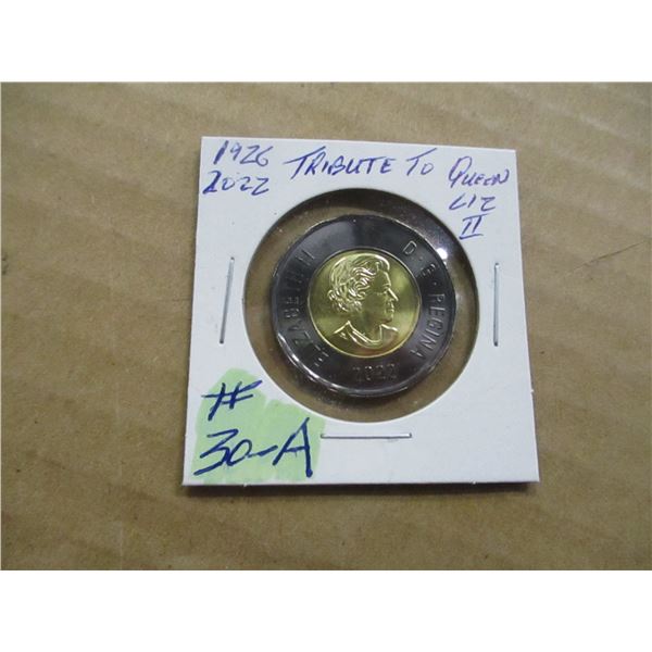 1926 - 2022 TRIBUTE TO QUEEN ELIZABETH II $2 COIN