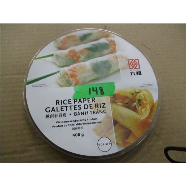 SHELF PULLS (AS IS):  RICE PAPER (400G) - PACK