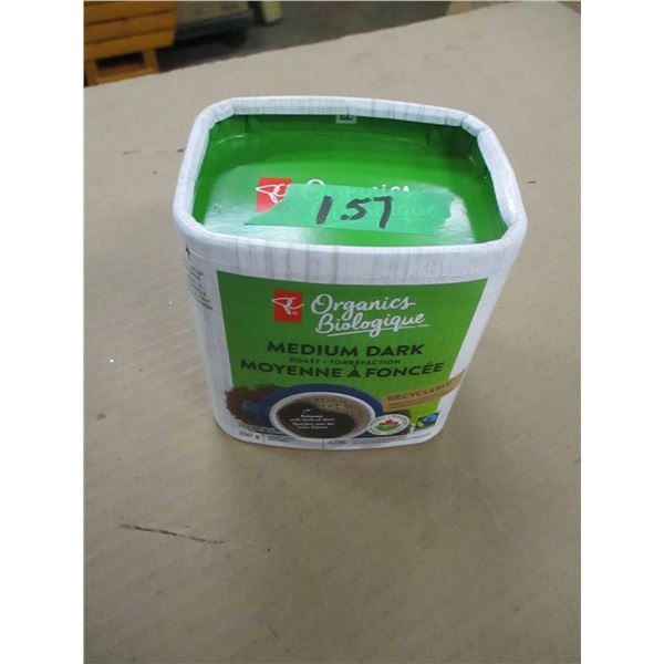 SHELF PULLS (AS IS):  MEDIUM DARK COFFEE PODS (12) - BOX