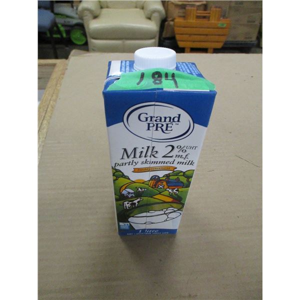 SHELF PULLS (AS IS):  2% MILK (1 L)