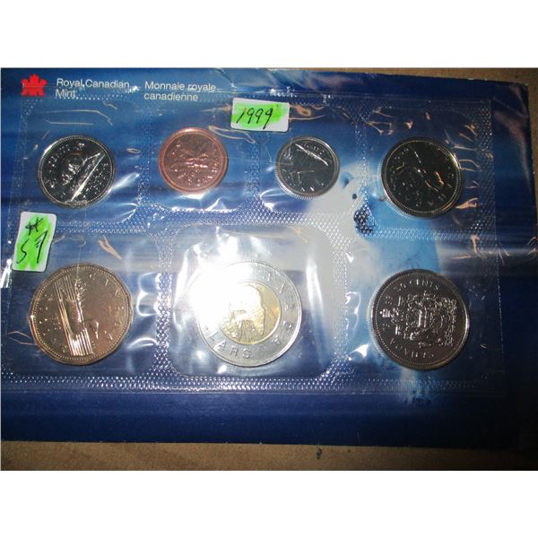 1999 PROOF CANAD AMINT SEALED COIN SET