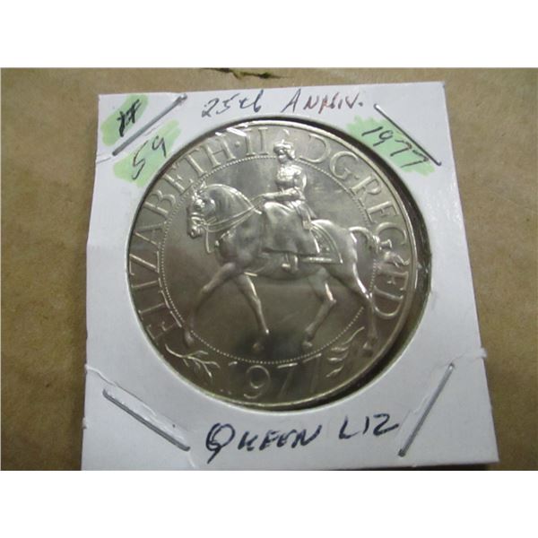 1977 25TH YEAR ANNIVERSARY QUEEN ELIZABETH DOLLAR