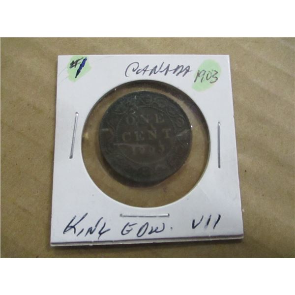 1903 CANADA KING EDWARD VIII LARGE PENNY