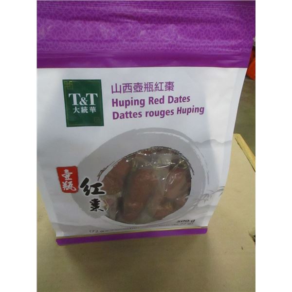 SHELF PULLS (AS IS):  RED DATES (500 G) (BEST BEFORE JULY 30/23)